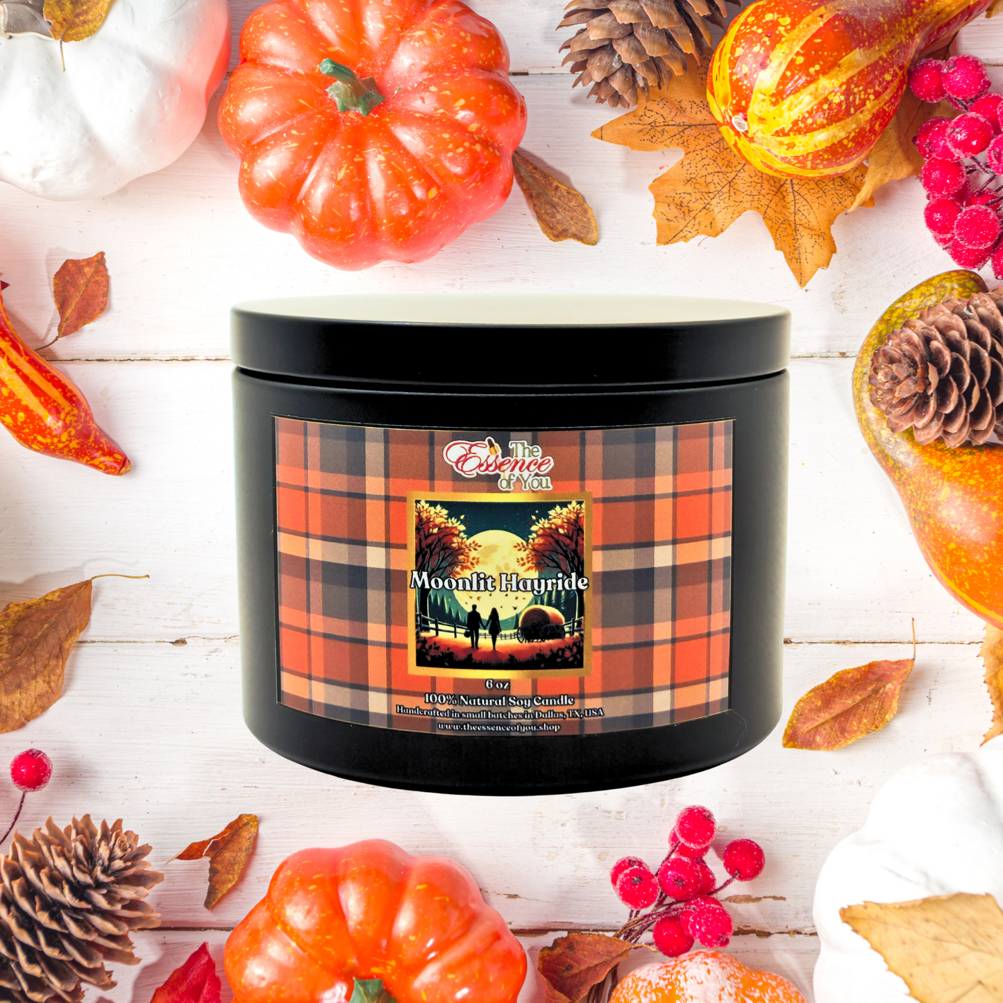 MOONLIT HAYRIDE 100% SOY CANDLE