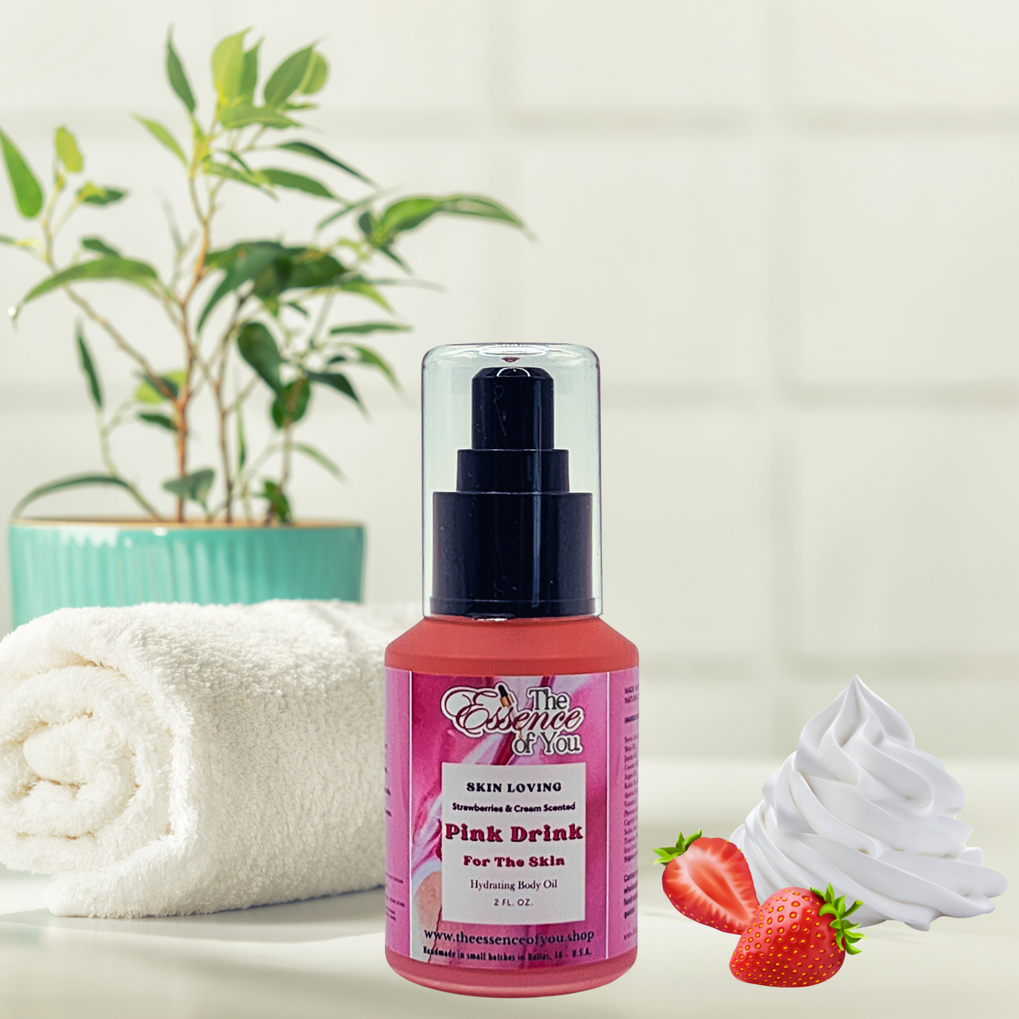 PINK DRINK FOR THE SKIN Premium Hydrating Body Oil