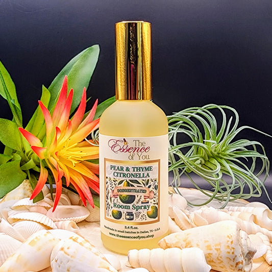 PEAR & THYME CITRONELLA Concentrated Luxury Room & Linen Spray 3.4 oz.