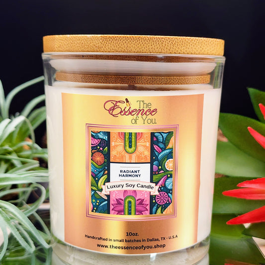 RADIANT HARMONY Luxury Soy Candle