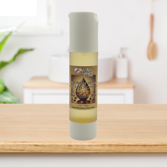 100% PURE & NATURAL SWEET ALMOND OIL 1.7 oz